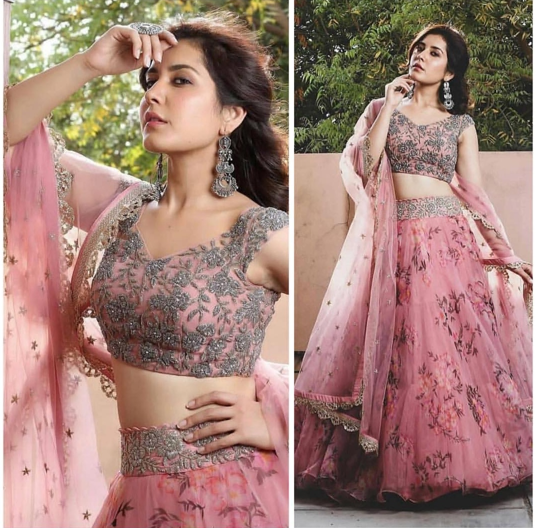 pink-organza-silk-floral-bridal-crop-top-lehenga