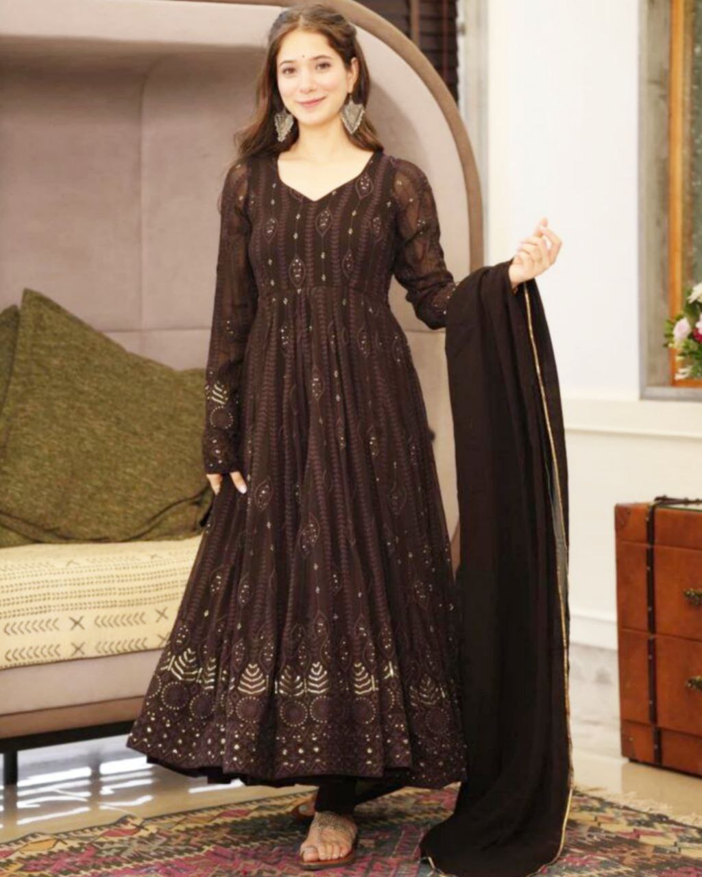 Fancy Anarkali Suit 2024