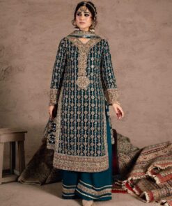 Exclusive Morpinch Pure Georgette Embroidery Work Pakistani Suit With Dupatta